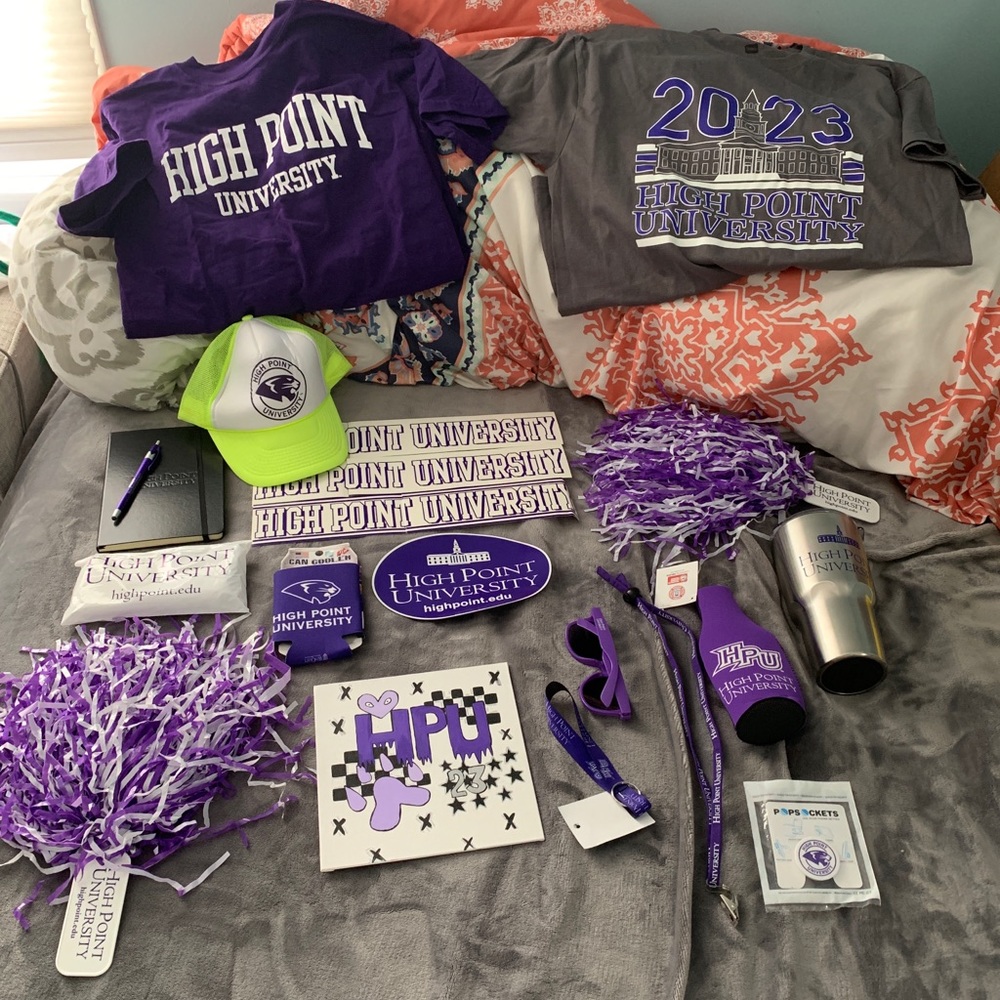High Point University merch box!